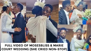 Emotional full video of Moses Bliss & Marie Court wedding (Try not to cry)