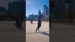 Mongolian Dance on China Tiktok（BGM:《白马》from傲日格乐）