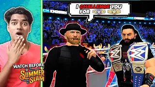 Brock Lesnar Challenge Roman Reigns - Wrestling Revolution 3D