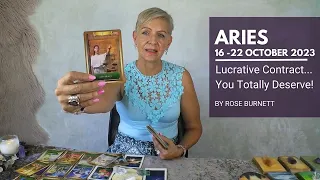 Aries Lucrative Contract You Totally Deserve! Weekly Tarot Reading 16 - 22 October 2023