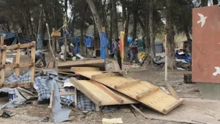 Desmantelan campamento en México pero migrantes continúan llegando para cruzar a EE.UU.