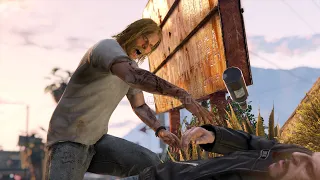 Red Dead Auto Micah Bell Kills Johnny Klebitz in GTA 5