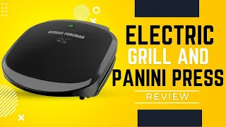 George Foreman 2 Serving Classic Plate Electric Grill and Panini Press