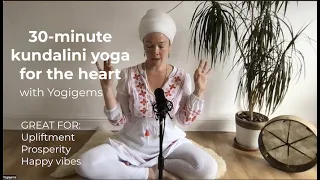 30 minute kundalini yoga to open the heart | Yogigems