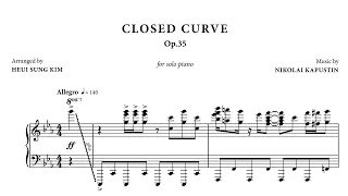 Kapustin "Closed Curve Op.35" for solo piano