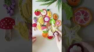 Crochet Fruit and Vegetables #shorts