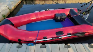 10 ft Inflatable Boats for Adults, 4-5 Person Dinghy Boat Kayak Sport Rescue Boat