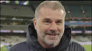 Ange Postecoglou Interview Spurs 1-1 Newcastle United | Tottenham Hotspur in Australia | THFC COYS