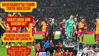 GALATASARAY KASIMPAŞA MAÇINDA ÖNEMLİ DETAYLAR | SAKATLARDA SON DURUM NE? | TRABZON ÜÇ PUAN PEŞİNDE