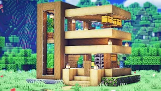 Minecraft: How To Build a Starter Modern Survival House