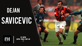 Dejan Savicevic ● Goal and Skills ● AC Milan 5-0 Inter ● Coppa Italia 1997-98