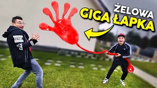 Przetopiliśmy 200 ŻELOWYCH ŁAPEK! Największy SLIME W POLSCE! #ProjektTATA