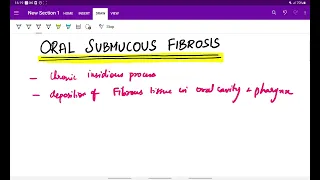 Oral Submucous Fibrosis (OSF) | ENT | Oral cavity | Notes | MeDTecH 29