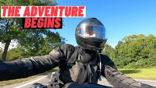 SOLO Motorbike Trip / The Adventure BEGINS! (S1-E1)