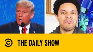 Trump Compares Himself To Abraham Lincoln At Presidential Debate | The Daily Show With Trevor Noah