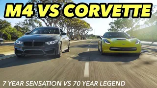 M4 VS CORVETTE: BATTLE OF THE BMW'S