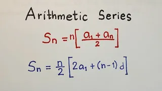 Arithmetic Series - Sum of the Terms of Arithmetic Sequence