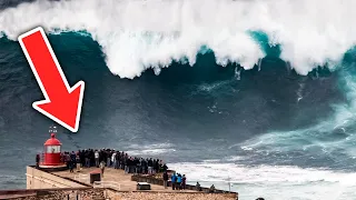 5 Monster Tsunami Waves Caught on Camera: Jaw Dropping Footage of Massive Waves