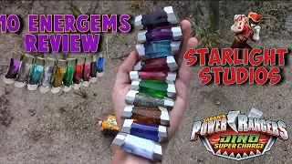 Power Rangers Dino Super Charge Energems By Starlight.Studio Review