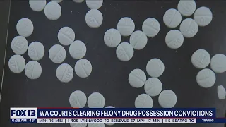 Washington courts clearing felony drug possession convictions | FOX 13 Seattle