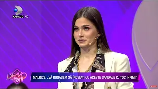 Bravo, ai stil!–Theo Rose i-a atras atentia lui Maurice: "Va rugasem sa incetati cu aceste sandale"