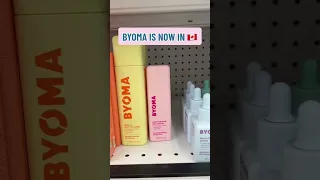 BYOMA SKINCARE IS NOW IN CANADA🇨🇦 #skincare #drugstoreskincare #canada