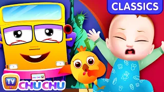 ChuChu TV Classics - Wheels on the Bus Song - New York City | Nursery Rhymes and Kids Songs