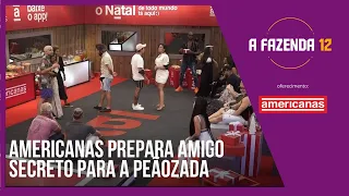 Americanas prepara amigo secreto imperdível para a peãozada | A Fazenda 12