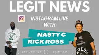 Nasty C on a live video with Rick Ross