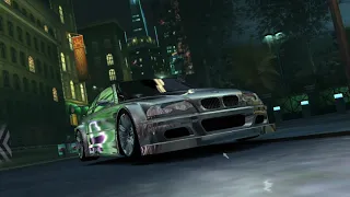 [NFS Carbon] Main Street Circuit (Solo) | Upgraded BMW M3 GTR - 37.97 Fastest Lap Time