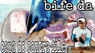 Bife da capa do contra filé carne de 1° q talvez vc não sabia pra bife