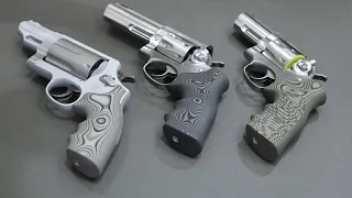 Hogue G10 grips side by side