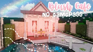 No Gamepass Blush Pink Cafe Speedbuild and Tour - iTapixca Builds