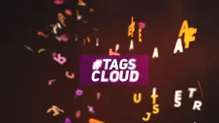 After Effects Template - Tags Cloud