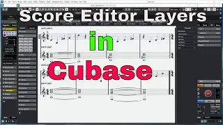 Score Editor Layers in Cubase