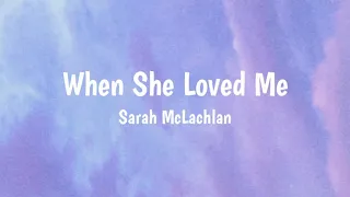 Sarah McLachlan - 'When Somebody Loved Me' karaoke with lyrics