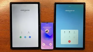 Samsung Tab A7 vs A8 Outgoing Call to the Same Phone Samsung S22