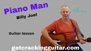 How to play Piano Man by Billy Joel - guitar lesson. Great singalongs.