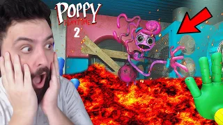 QUEIMO A MOMMY LONG LEGS NA LAVA !! *FINAL DIFERENTE* - Poppy Playtime CAPITULO 2 (SEGREDOS)