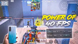 POWER OF 40 FPS | BGMI MONTAGE