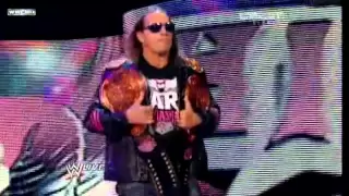 Bret Hart presents the New WWE Tag Team Championship Belts