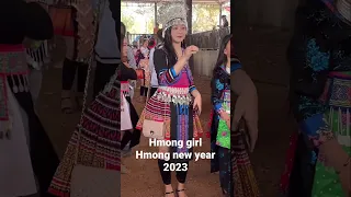 Hmong girl in Hmong new year 2023