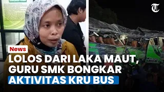 LOLOS dari LAKA MAUT di Subang, Guru SMK Lingga Kencana Bongkar Kegiatan Kru Bus saat Istirahat