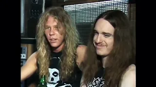 Cliff Burton & James Hetfield final uncut interview - 1986