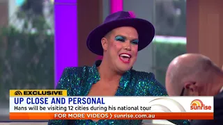 Hilarious LIKE A GERMAN tour announcement on SUNRISE