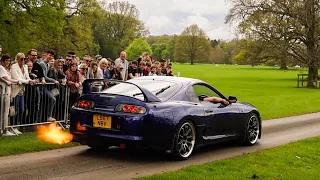 Cars Leaving a car Show in Style!!! - Sportscars In The Park 2023