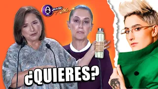 Xóchilt le ofreció agua con diesel a Claudia Sheinbaum en el Debate Presidencial | Macabrón