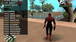 GTA Spiderman Skin Pack