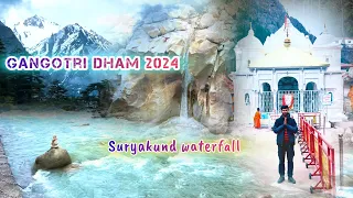 Gangotri Dham 2024 before Opening | Suryakund Waterfall on ganga river