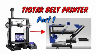 Ender 3 Pro to Belt Printer. TIGTAK Part 1